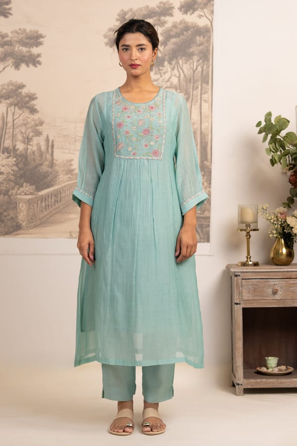 Sky Blue Ariel Life Suit Set — Tatwa Designs