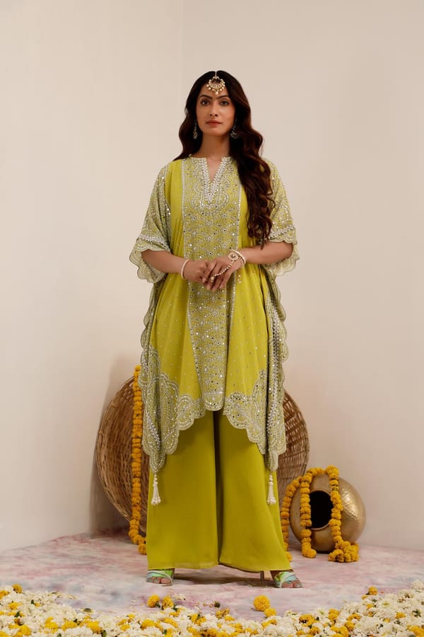 Hoor - Kaftan Set — Surkh Syahi