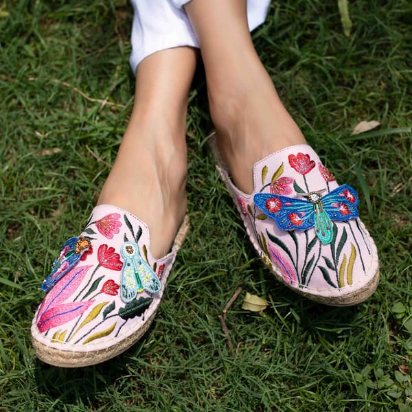 Papillon Espadrilles Flats — PARI PARI