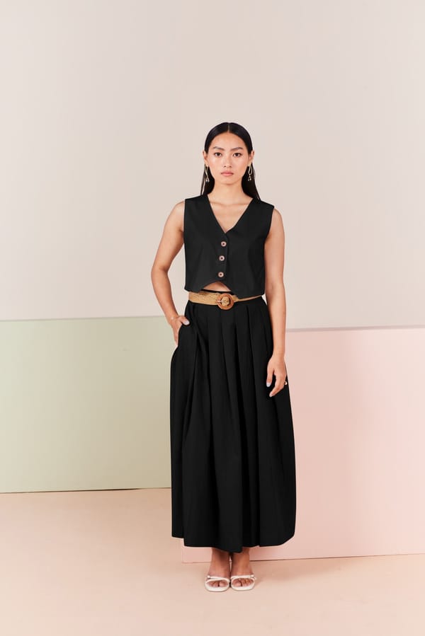 Bianca Skirt Set — Sage by Mala