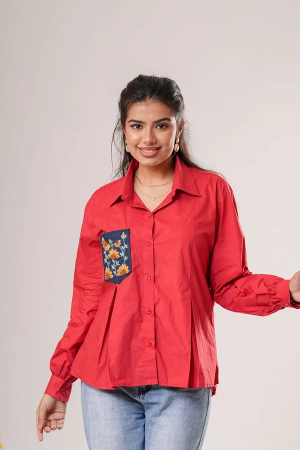 Playful Embroidered Shirt — Label by Mohita