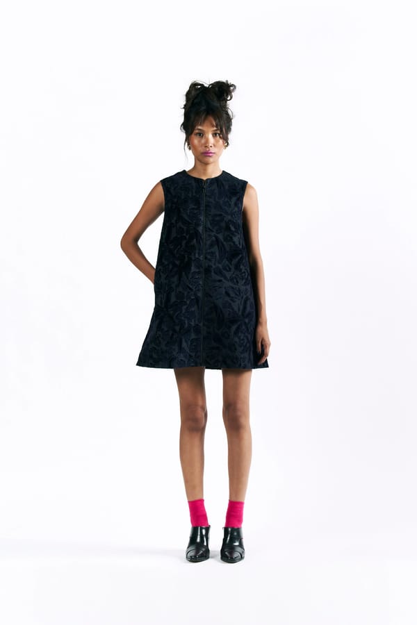 Velvet Blossom Mini Dress — Pocketful Of Cherrie