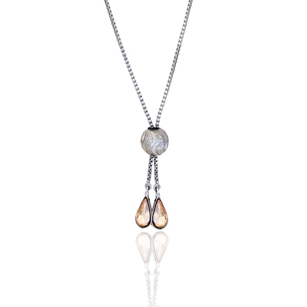 Amber Rose Necklace — Esme Crystals