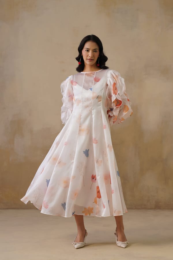 Celeste Bloom Organza Dress — IERA