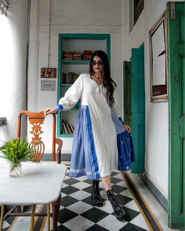 Cerulean Warbler Dress — 145 East