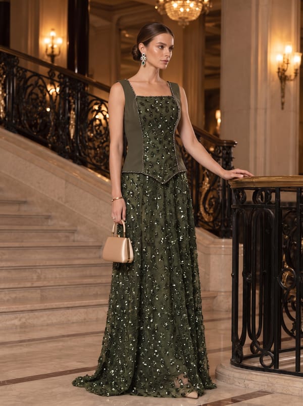Embellished Corset Gown — Sibel Aydin