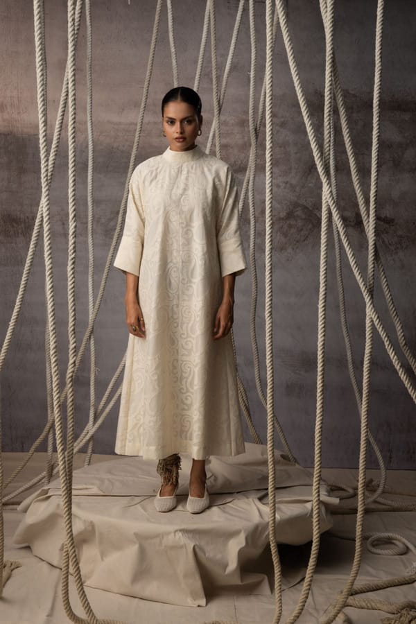 Applique A-Line Dress — Kritika Murarka