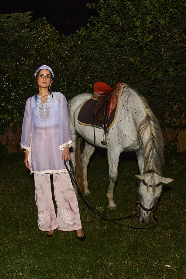 Powder Blue Tunic Ensemble — Love Kiki