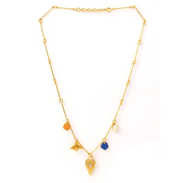 Heart Eye Handmade Necklace — Azga