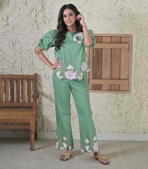 Big Khushboo Scalloped Co-Ord Set — RUCHIKA MALLIKA LABEL