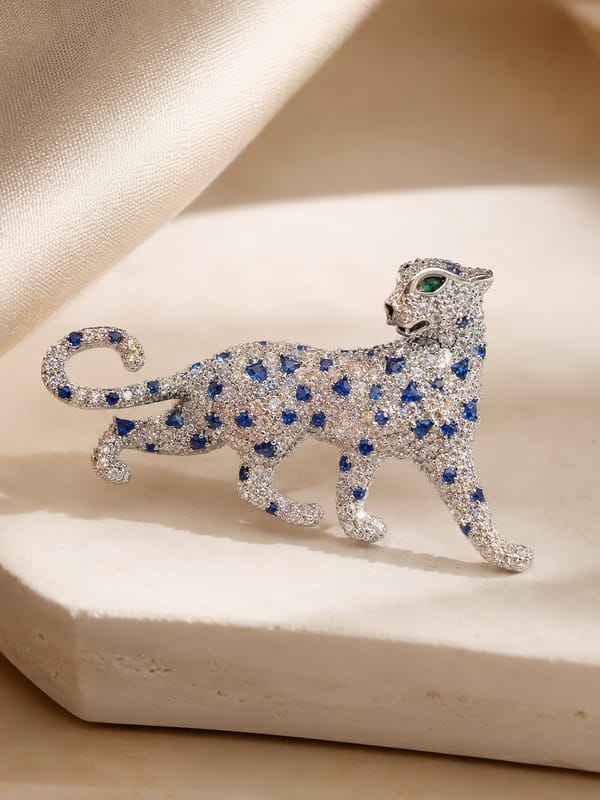 Panther Royale Brooch — SilvPop Jewels