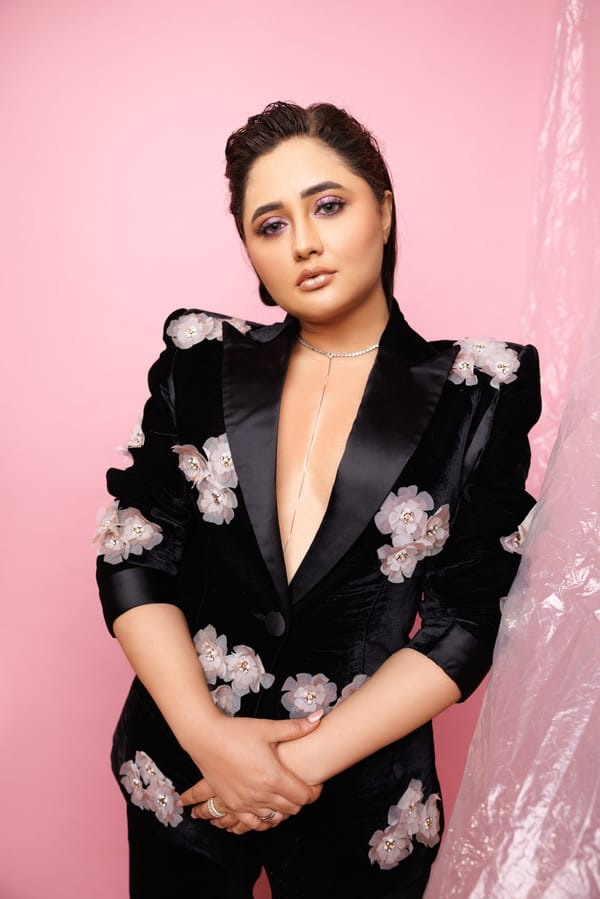 Velvet blazer set — RIBELLE