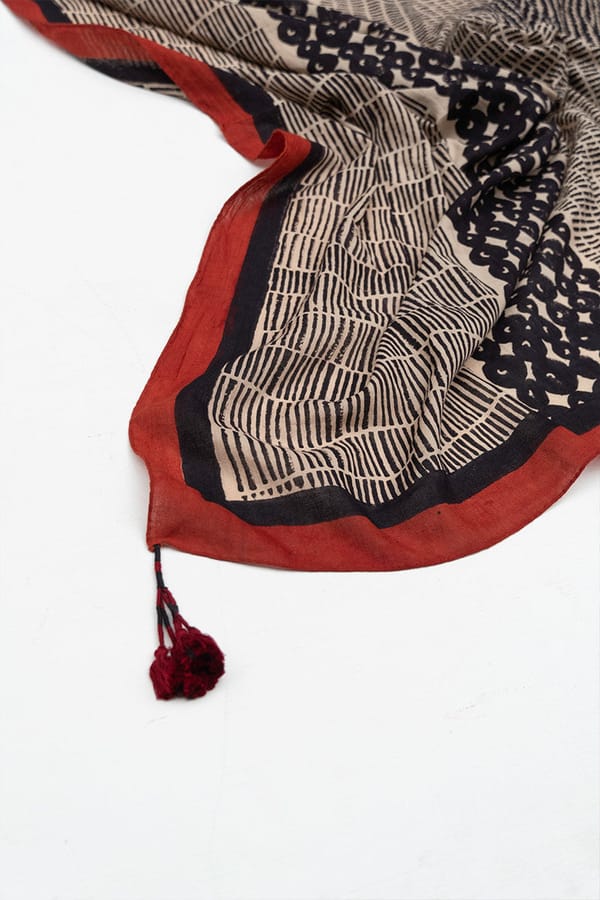 Cotton Scarf - Ori — Vraj Bhoomi