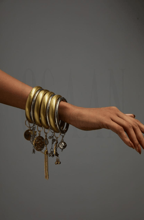 Grinder & Burfi Mix Stack Of 7 Bangles With — Ritika Sachdeva