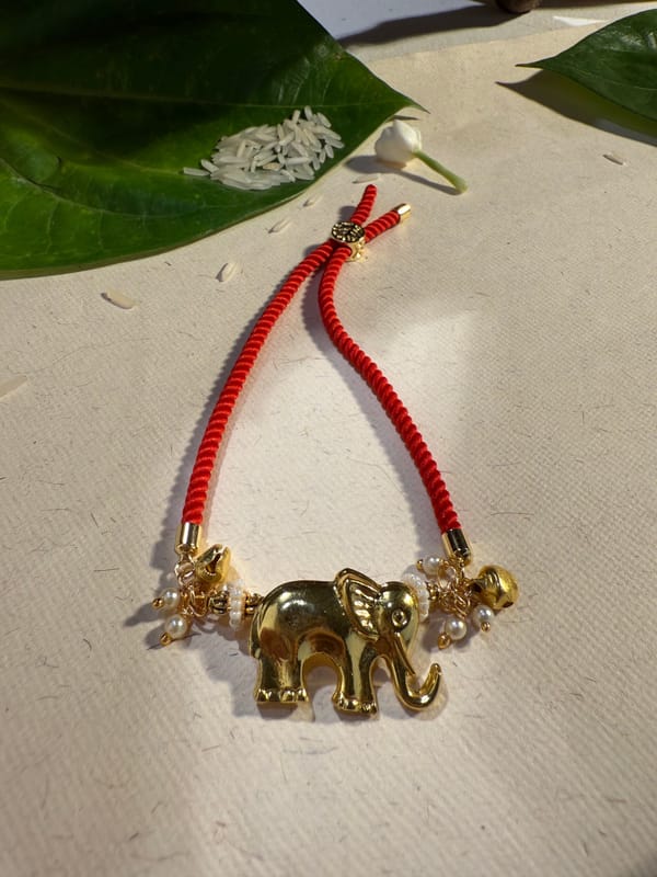 Lucky Elephant Rakhi Bracelet — D Mak