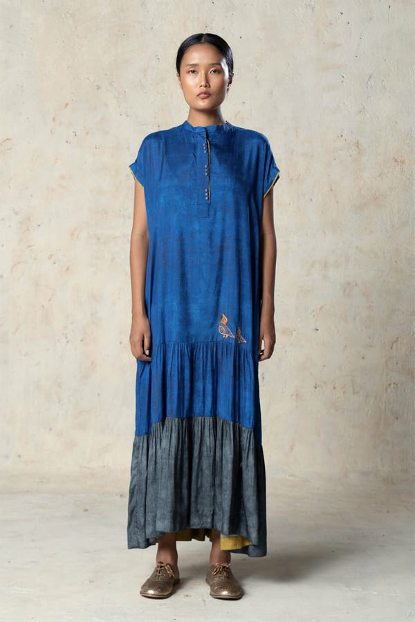 Sapphire Mist Dress — Basil Leaf
