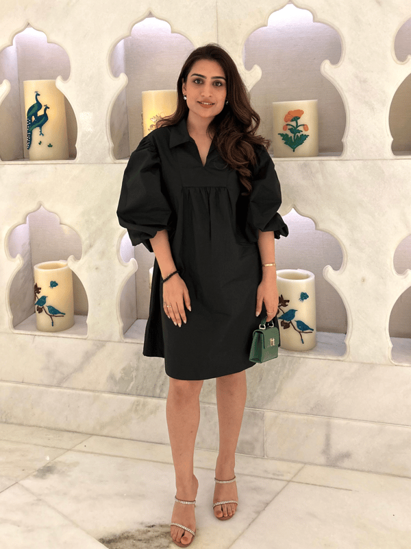Aperol Poplin Dress — Cosset Clothing
