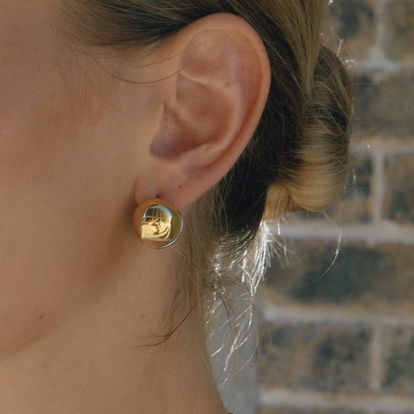 Dome Stud Earrings — Cariove