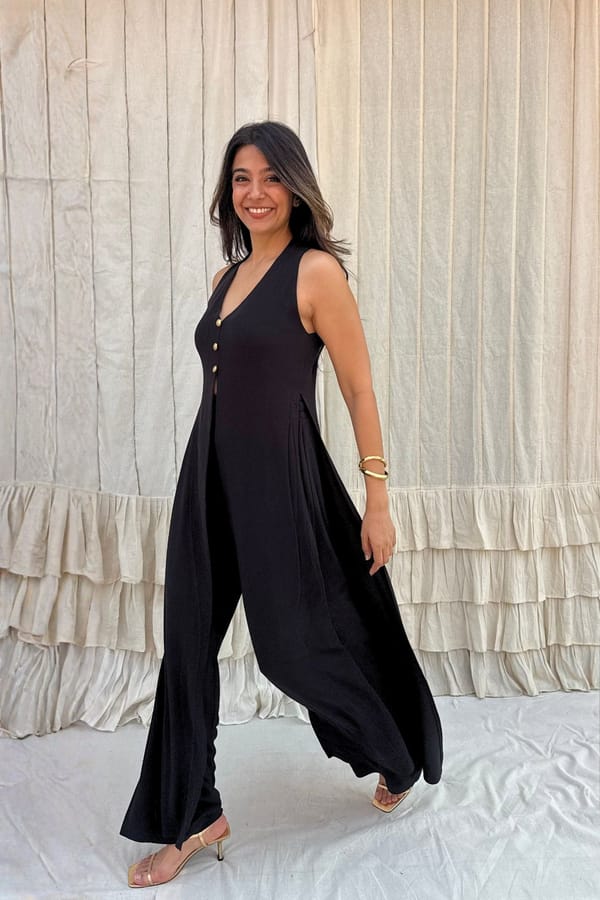 Black Ribbed Pants — Urban Suburban