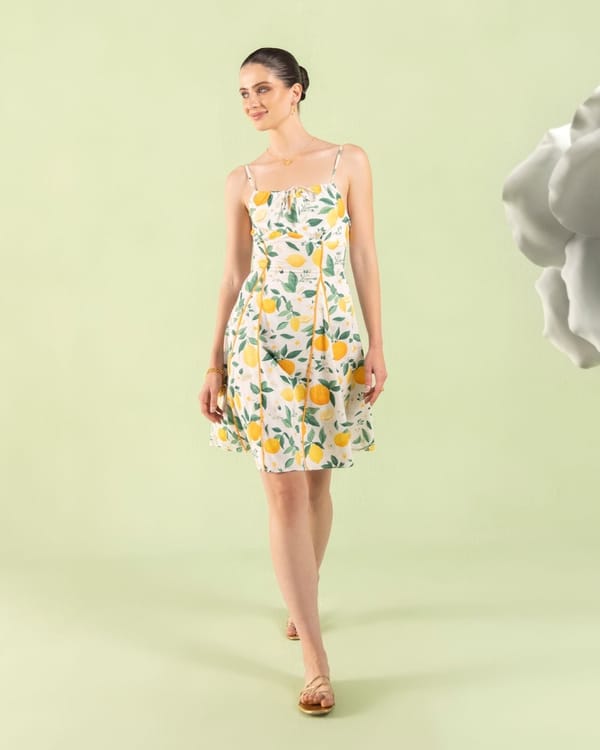 Lemon Grove Short Dress — ZAZU