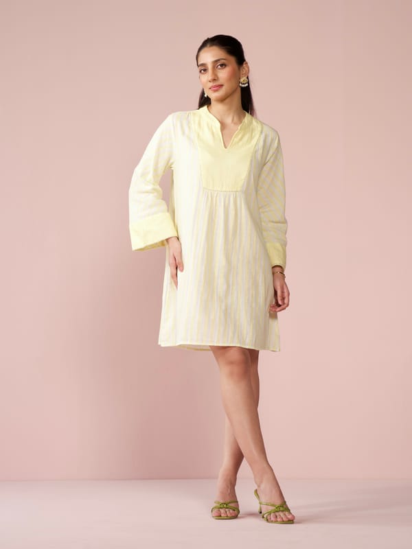 Gelato Cotton Striped Dress — Cosset Clothing
