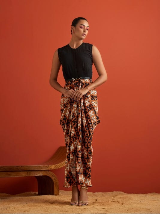 Shinobu Draped Dress — Kamaali Pret