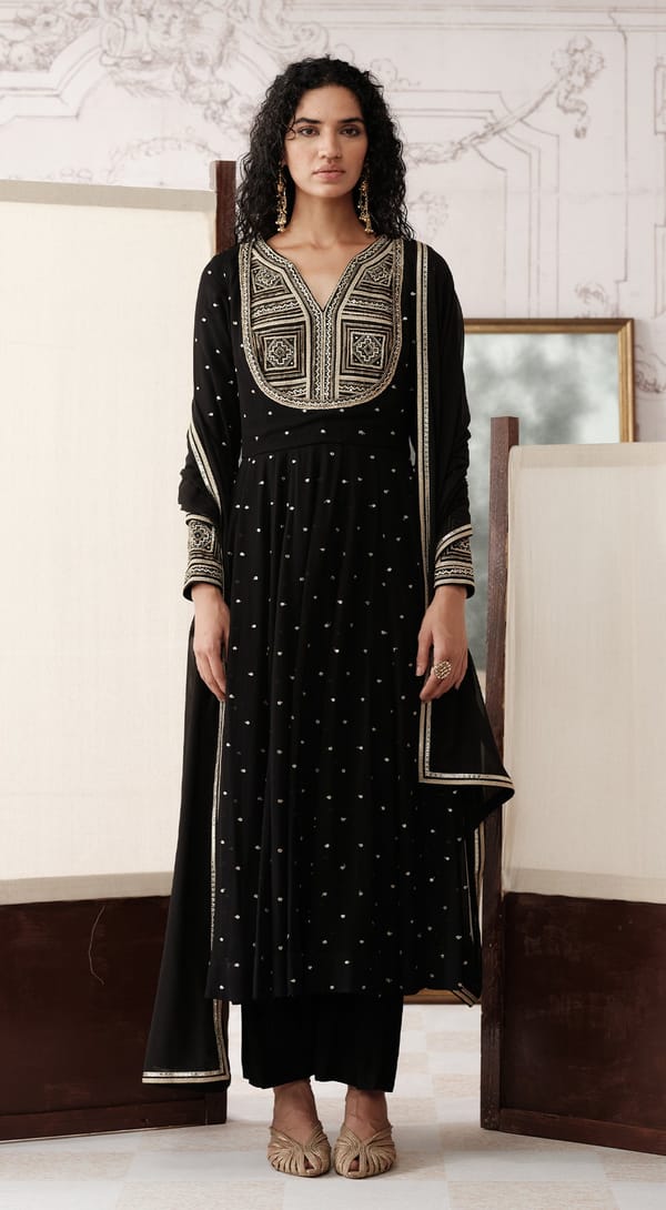 The Legacy Gold Suit Set — Basanti Kapde aur Koffee