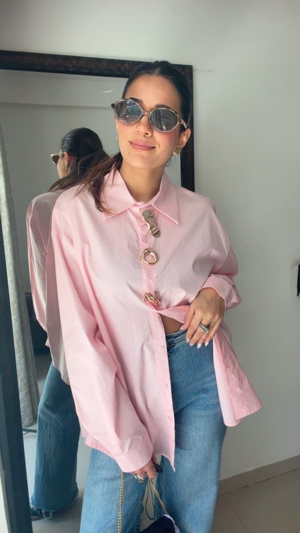Statement Button-Down Poplin Shirt — CLOSET AFFAIR