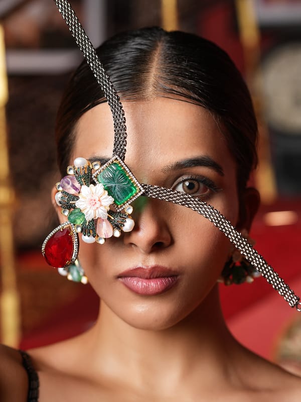 Premium Floral Pendant Set — Cao Jewellery