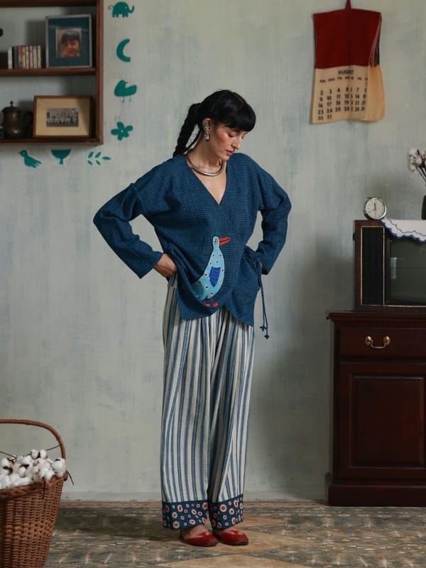 Duckumentary Wrap Around Top — Winglore Studio
