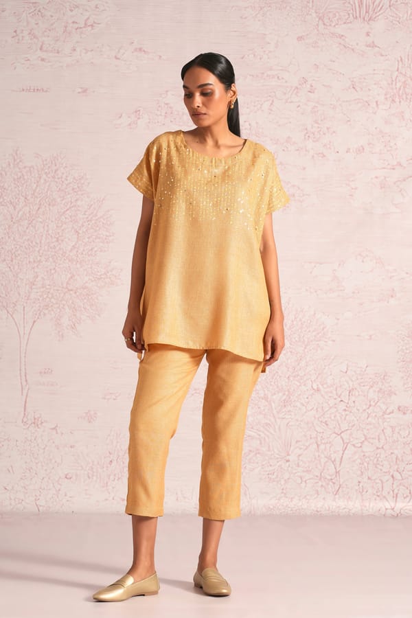 Shimmer Strings Square Co-Ord — Kaveri