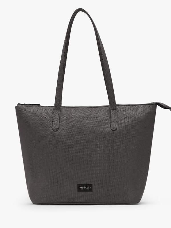 Wanderer Tote Slate Grey Medium — The Gusto