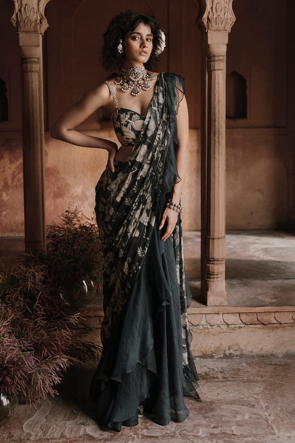Laine Saree Set — Paulmi and Harsh