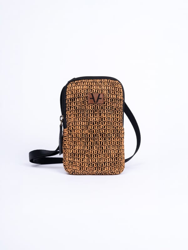 Rustic Brown Mobile Pouch — Avake