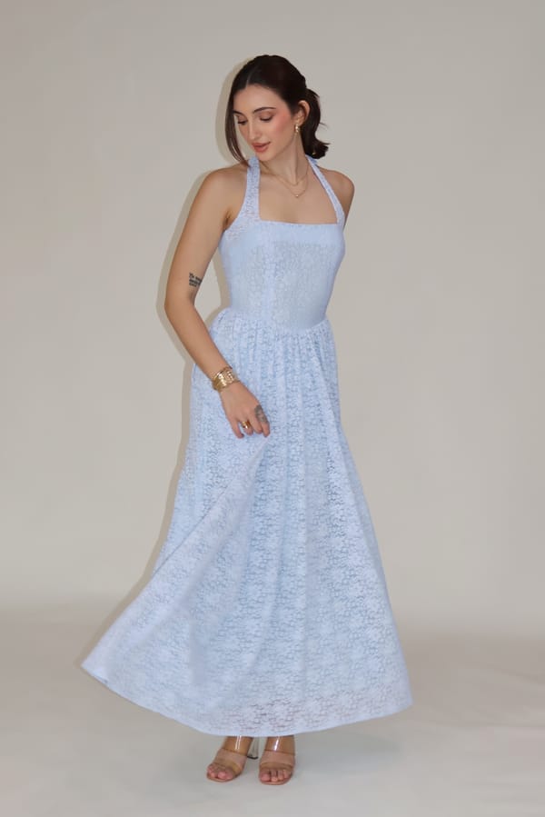 Peony Dress - (Sky) — Select Staples