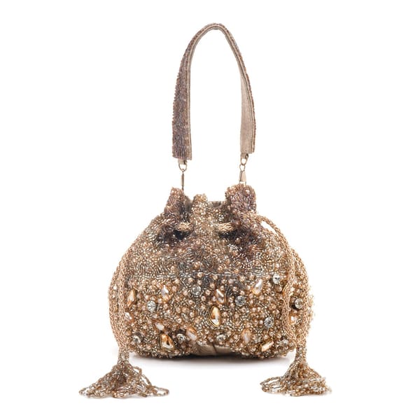 Shimmer Shine Clutch Bag Gold — APT Forever