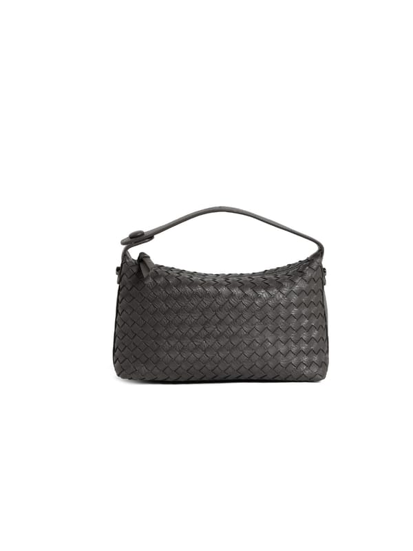 Fero - Woven Ladies Handbag Dark Grey — Favori