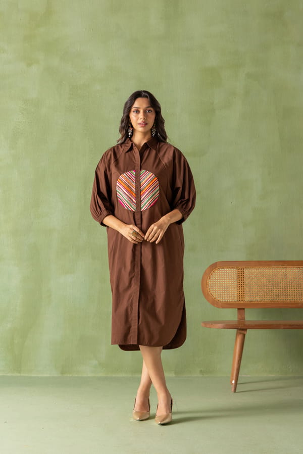 Dia Dress Split Circle — Eko Clothing