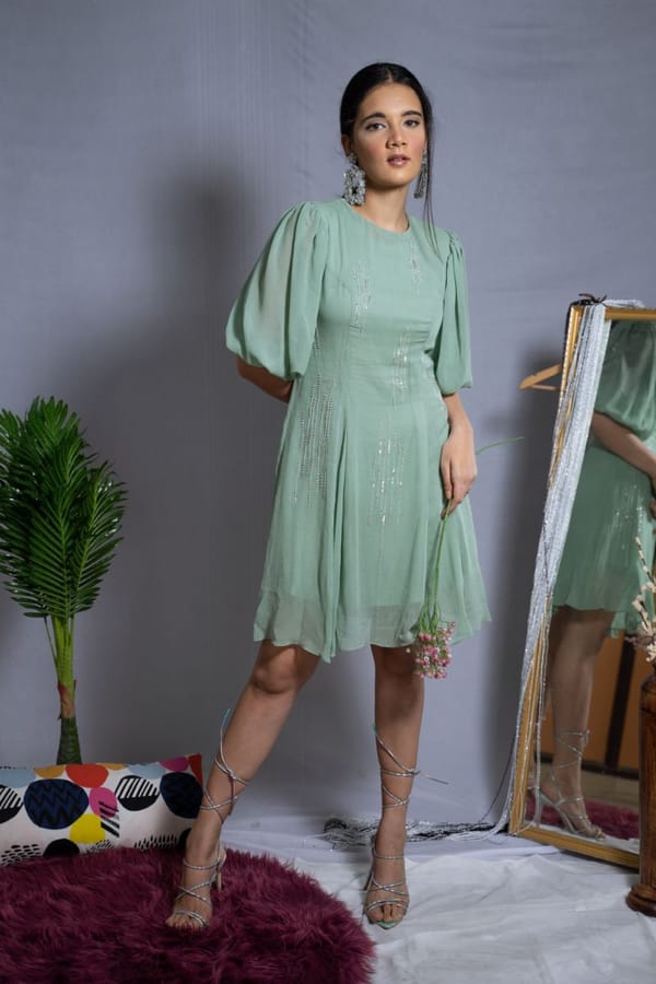 Godet Dress — EWOKE STUDIO