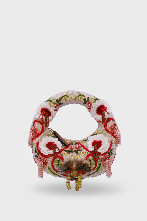 Crimson Amour Mini Beaded Bag — Versuhz India