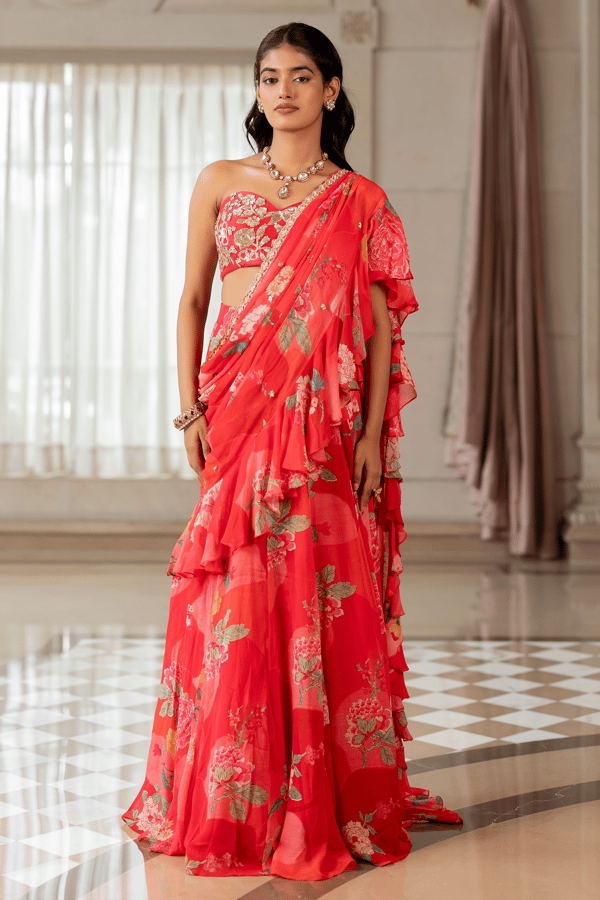 Tatiana Saree Set — Paulmi and Harsh