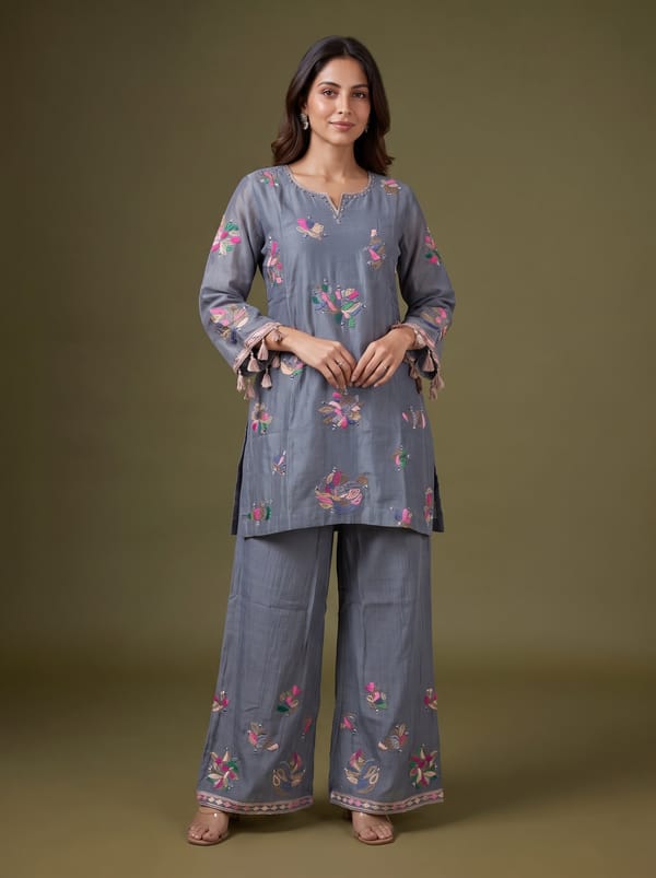 Rose-Gry-Rtm1050 — KHATUBA (THAKUR EXCLUSIVE)