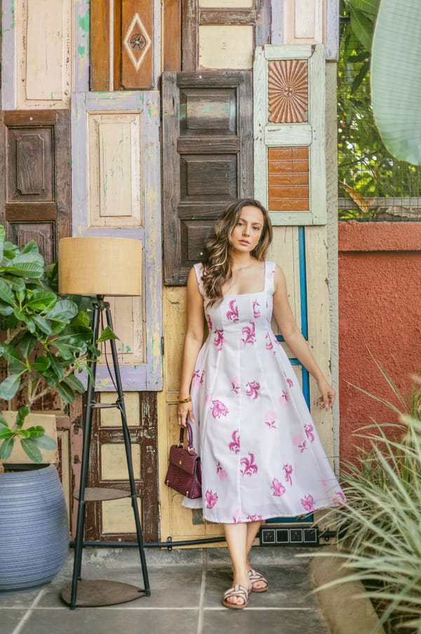 Spill The Beans Long Dress — SAJKE