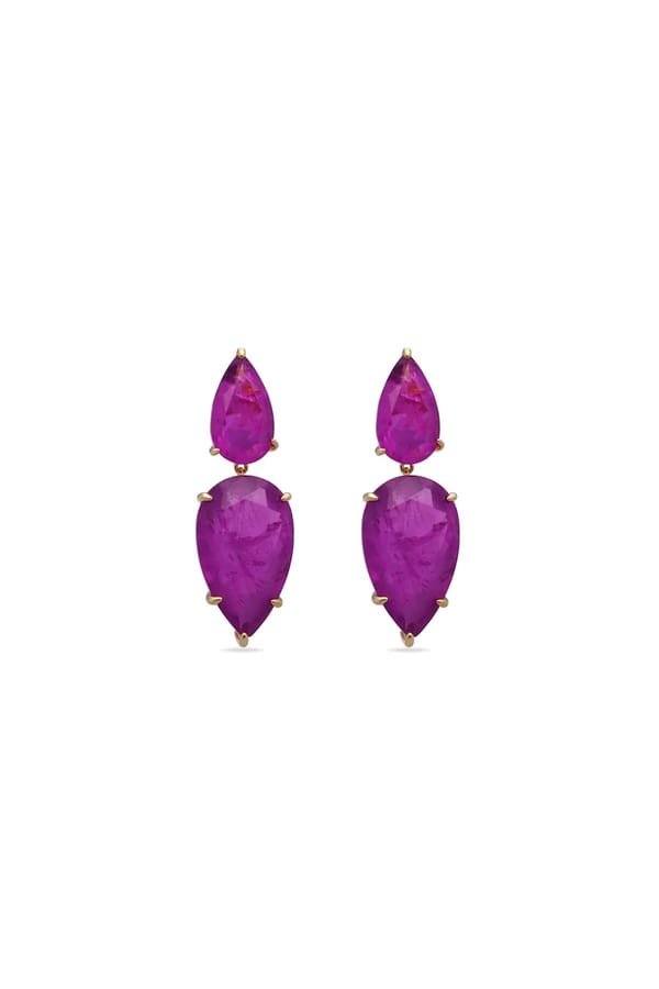 Dark Purple Amethyst Aurora Dangler Earrings — Miss Jo