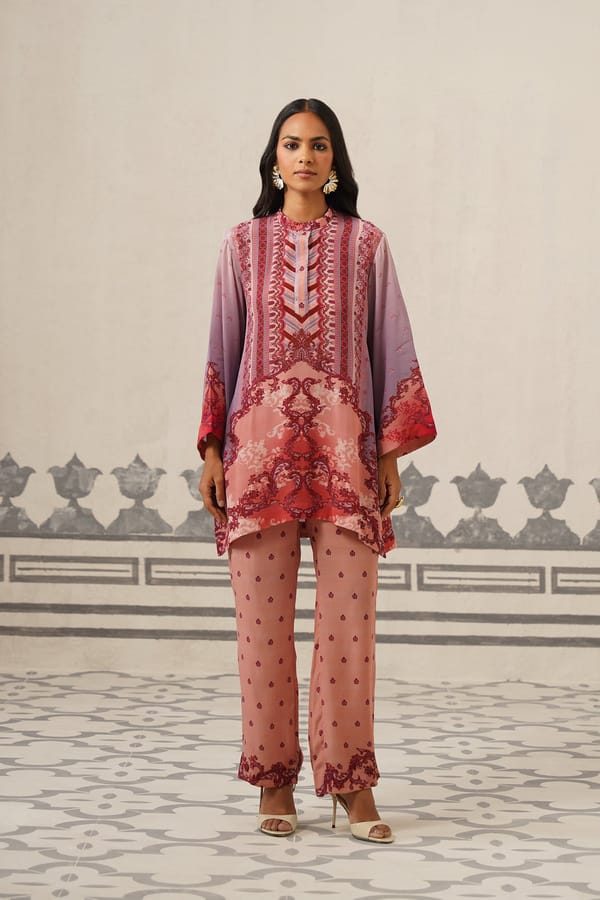 Pranaya Crepe Printed Matching Set — NEETIKA CHOPRA