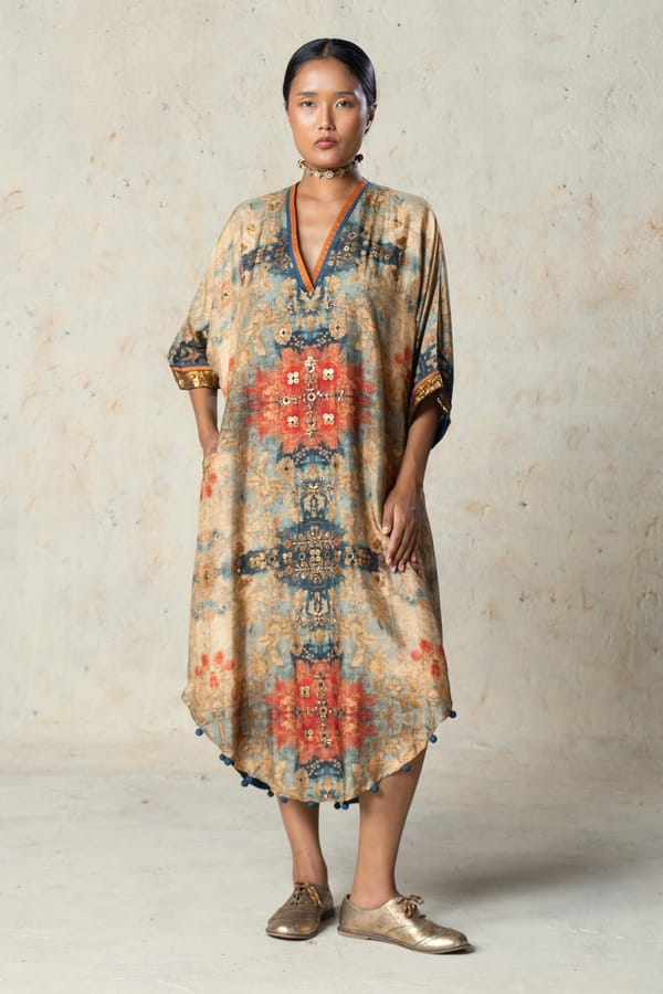 Azure Glow Dress — Basil Leaf