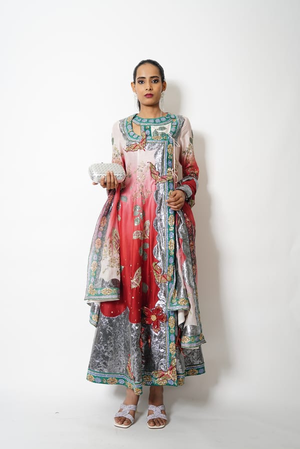 1723 -63 Saumya-Two Pc Anarkali Set — NAVYA CUSTOM