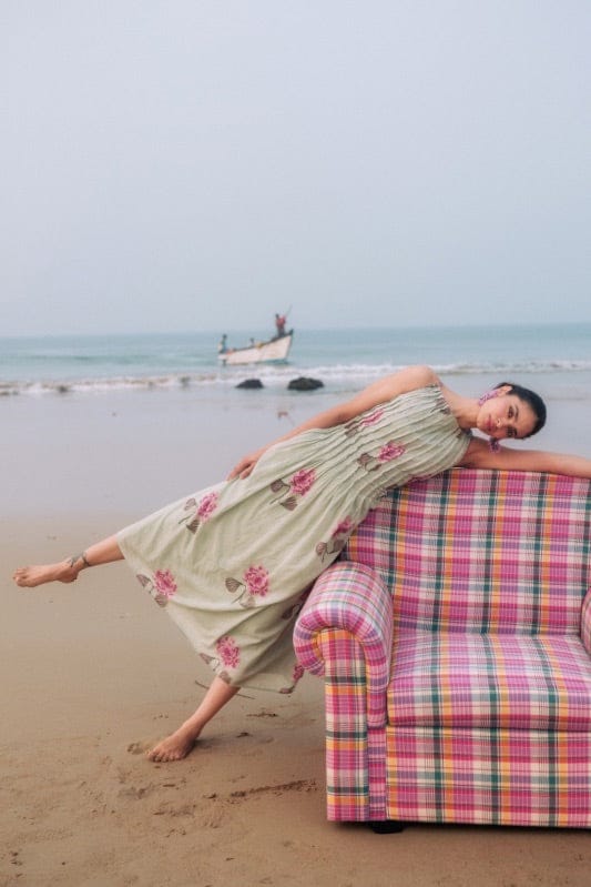 Gulkand Day Dress — JODI