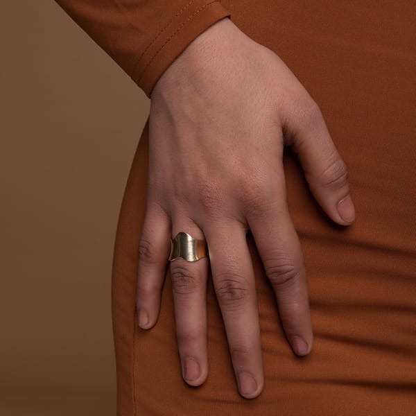 Mini Roller Coaster Ring Gold — Equiivalence