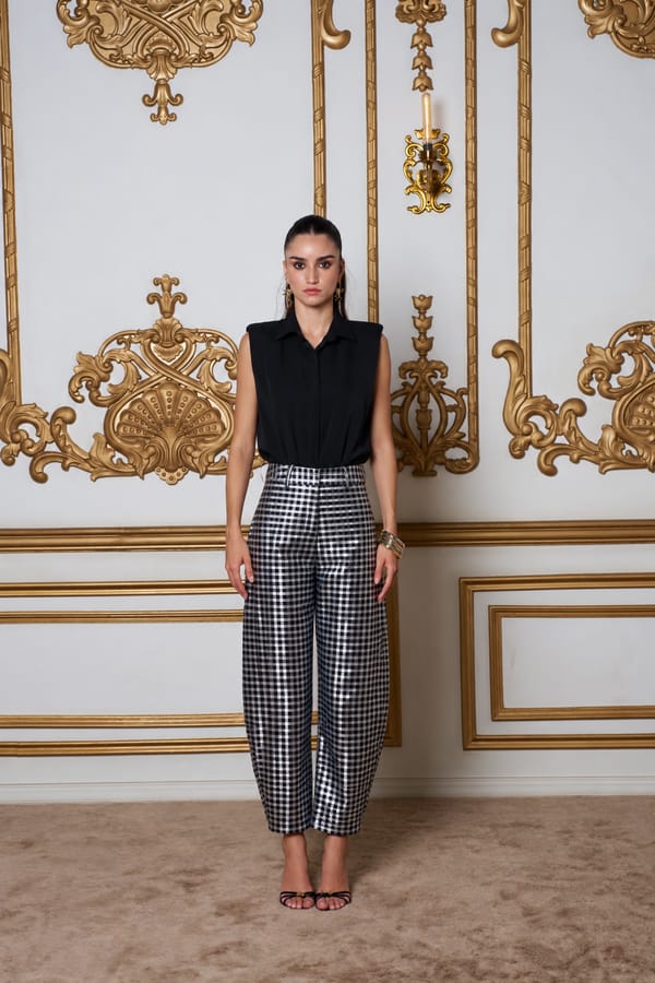 Chandni Chanderi Carrot Pants — Weaving Cult